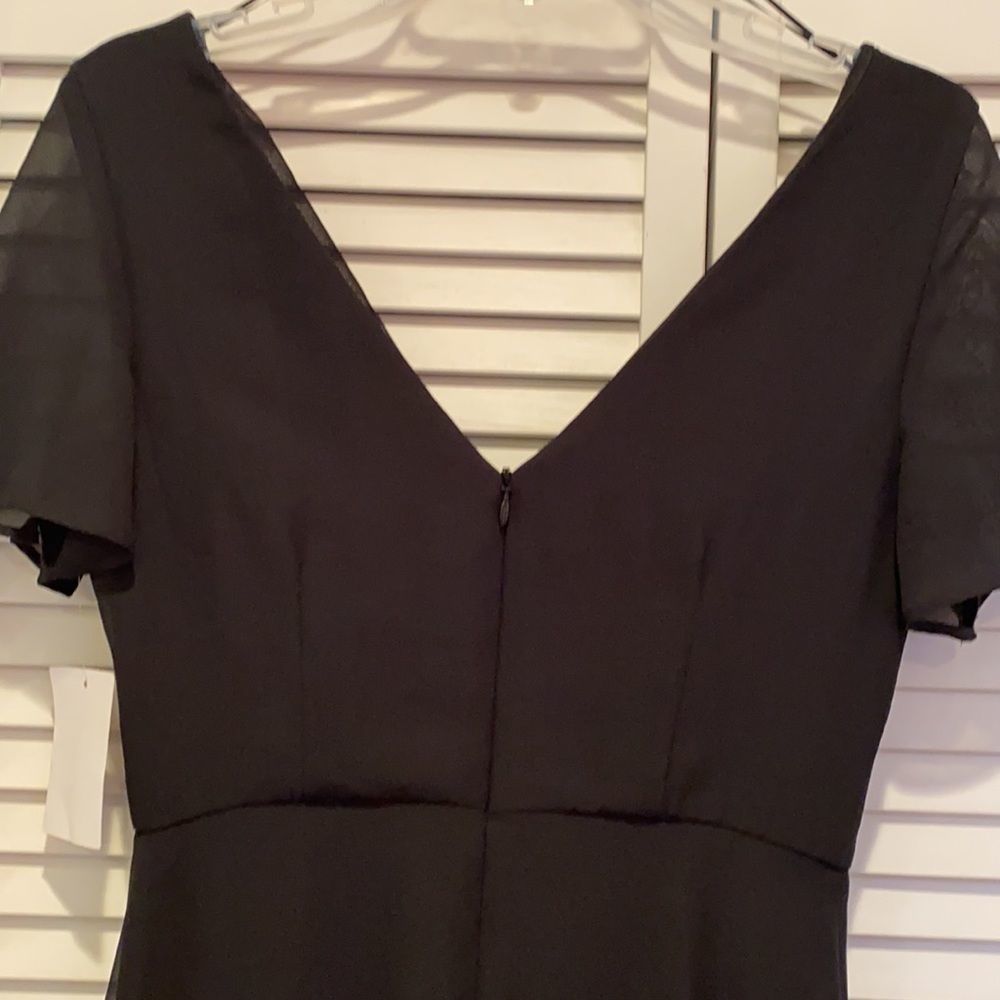 Black chiffon gown NWT - Picture 4 of 7